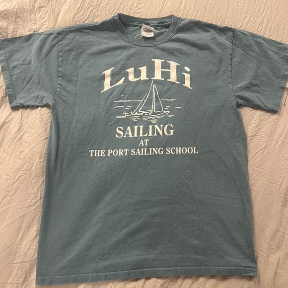 Gildan Ultra Cotton Gray T-Shirt - Picture 1 of 4